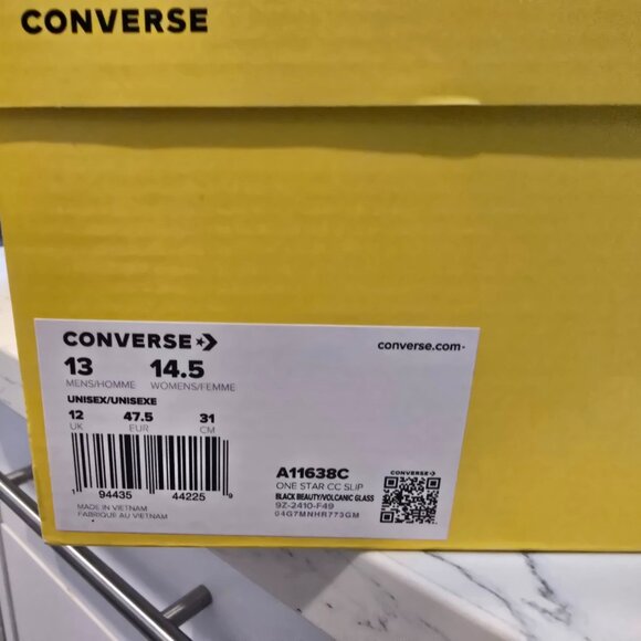 Converse x GOLF le FLEUR One Star Slip Pro Shoes Slip-On BLACK MENS SIZE 13 NEW - Picture 9 of 9